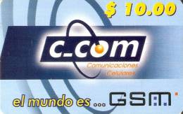 MOV-01/a TARJETA GSM DE CUBA DE $10  REVERSO NEGRO - Cuba