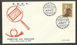 Portugal Cachet Commémoratif  Expo Philatelique Porto 1972 Event Postmark Stamp Expo - Postal Logo & Postmarks