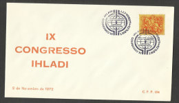 Portugal Cachet Commémoratif Congrès Luso-hispano-américaine Droit Internationale 1972 International Law Event Pmk - Flammes & Oblitérations