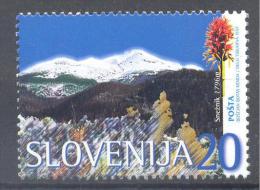 1997 Slovenia Slowenien Slovenie MNH ** Mountains Berge Montagne: Mount Seneznik Flowers Flora Minata - Geography