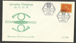 Portugal Cachet Commémoratif  Expo Philatelique Matosinhos 1972 Event Postmark Stamp Expo - Postal Logo & Postmarks