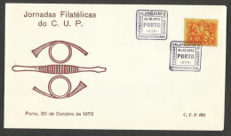 Portugal Cachet Commémoratif  Expo Philatelique Porto 1972 Event Postmark Stamp Expo - Postal Logo & Postmarks