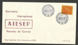 Portugal Cachet Commémoratif Seminaire AIESEP Cruz Quebrada 1972 Event Postmark - Postal Logo & Postmarks