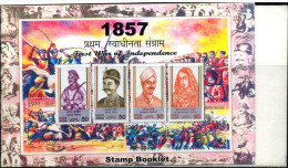 FIRST WAR OF INDEPENDENCE-1857-STAMPS BOOKLET-SCARCE-MNH-INDIA-BL-04 - Collections, Lots & Séries