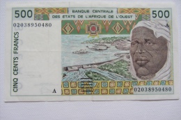 500 F Afrique De L'Ouest - West African States