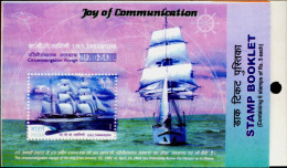 JOY OF COMMUNICATION-TARANGINI-MARITIME-STAMPS BOOKLET-SCARCE-MNH-INDIA-BL-14 - Verzamelingen & Reeksen