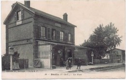 Cpa  BARLIN La Gare - Barlin