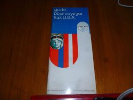 CB7 LC138 Ancien Guide 1967 PANAM Pour Voyager Aux USA Pan American World Airlines - Werbung