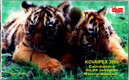 WILD LIFE-TIGER CUBS AT PLAY-STAMPS BOOKLET-SCARCE-MNH-INDIA-BL-22 - Colecciones & Series