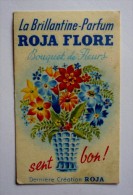 CARTE PARFUMEE - La Brillantine - Parfum  ROJA FLORE - Bouquet De Fleurs  Sent Bon - Vintage (until 1960)