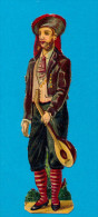 DECOUPIS  ANCIENS GAUFRE, SPANISH TROUBADOUR WITH MANDOLINE, TRE BON ETAT  H = 12.5 Cm - Other & Unclassified