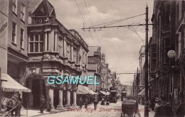 Angleterre – Devon - Exeter, High Street And Guildhall. -  (voir Scan). - Exeter