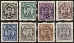 PORTUGUESE GUINEA, 1886, KING LUIS I, CE#24-25+27-32, MH, VC - 246€ - Guinea Portuguesa