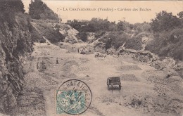 CPA  La Châtaigneraie Carrière Des Roches - La Chataigneraie