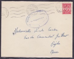 Cachets Militaires - Lettre - Military Postmarks From 1900 (out Of Wars Periods)