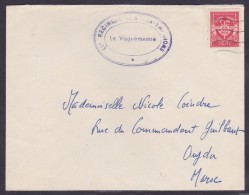 Cachets Militaires - Lettre - Militaire Stempels Vanaf 1900 (buiten De Oorlog)