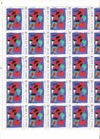 FRANCE  FEUILLE COMPLETE DE 25 TIMBRES N° 1811  NEUF **  DE 1974 - Full Sheets