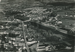 GUEUGNON - Vue Aérienne Générale Et L'Arroux (1954) - Gueugnon