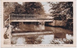 Cpa  GRADIGNAN Le Pont Du Gay Sur L Eau Bourde - Gradignan
