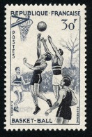 FRANCE 1956 - Yv. 1072 **   Cote= 1,80 EUR - Sport : Basket-ball ..Réf.FRA28439 - Neufs