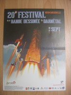 Affiche BAJRAM Denis Festival BD Darnétal 2015 (Tintin UW2...) - Plakate & Offsets