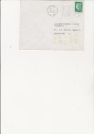 LETTRE MARQUES JAUNE -AUTOMATION DU COURRIER -CAD ST CLOUD MONTRETOUT -HT DE SEINE -1972 - Mechanical Postmarks (Other)