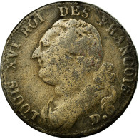 Monnaie, France, 12 Deniers François, 12 Deniers, 1792, Lyon, TB, Bronze - Andere & Zonder Classificatie