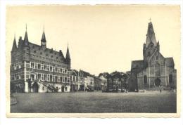 Geraardsbergen (Geeraardsbergen). Grammont. De Grote Markt - Stadhuis - Sint-Bartholomeuskerk. Grand´place, Hôtel Ville. - Geraardsbergen