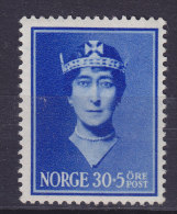 Norway 1939 Mi. 206    30 Ø + 5 Ø Hilfsfond "Königin Maud" Für Kinder MH* - Ungebraucht