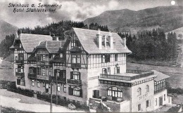 Steinhaus Am SEMMERING (NÖ) / Hotel Stuhleckerhof, Gel.1923 - Semmering