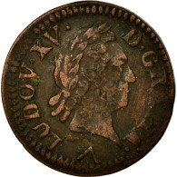 Monnaie, France, Louis XV, Liard à La Vieille Tête, Liard, 1773, Lille, TTB - 1715-1774 Luis XV El Bien Amado