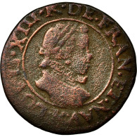 Monnaie, France, Double Tournois, B, Cuivre, Gadoury:6 - 1610-1643 Louis XIII Le Juste