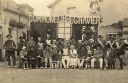 CPA (18 ) LA GUERCHE SUR L AUBOIS  (commune De Gravier ) Carte Photo (petit Defaut) - La Guerche Sur L'Aubois