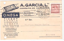POSTAL CIRCULADO EM PORTUGAL - Storia Postale