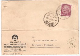 POSTAL CIRCULADO DA ALEMANHA PARA PORTUGAL - Storia Postale