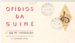 GUINÉ PORTUGUESA - 1º DIA CIRCULAÇÃO - Briefe U. Dokumente
