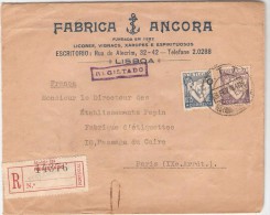 CARTA CIRCULADA DE PORTUGAL PARA FRANÇA - Briefe U. Dokumente