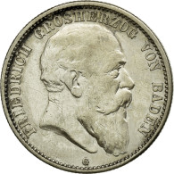 Monnaie, Etats Allemands, BADEN, Friedrich I, 2 Mark, 1903, Stuttgart, TTB+ - Autres & Non Classés