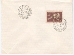 CARTA COM MARCA DO PALACIO DOS DESPORTOS - Storia Postale