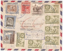 CARTA CIRCULADA DA COLOMBIA PARA PORTUGAL - Storia Postale