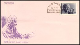 India 1979 Albert Einstein, FDC, Scientist, Physics, Science, Philosophy, German-born Theoretical Physicist, Nobel Prize - Albert Einstein