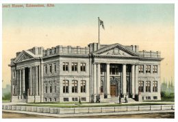 (PH 222) Very Old Postcard - Carte Ancienne - Canada - Edmonton Court House - Edmonton