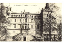 Carte Postale Ancienne Saint Priest - Le Château - Saint Priest