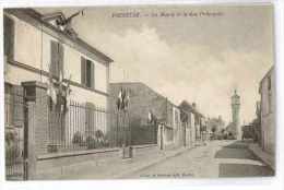 CPA 78 FRENEUSE LA MAIRIE ET LA RUE PRINCIPALE - Freneuse