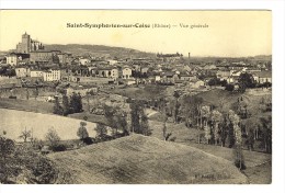 Carte Postale Ancienne Saint Symphorien Sur Coise - Vue Générale - Saint-Symphorien-sur-Coise