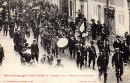 10 - BAR SUR SEINE Fête Du Champagne Le 4 Septembre 1921 - Défilé Dans La Grande Rue - Bar-sur-Seine