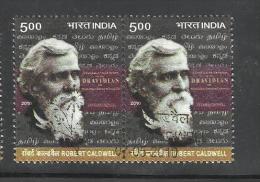 INDIA, 2010, FIRST DAY CANCELLED, PAIR,  Robert Caldwell, Christian Evangelist Missionary, - Used Stamps