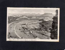 56806    Germania,  Sachs. Schweiz,  Blick Von Der  Bastei Mit  Lilienstein,      NV - Zu Identifizieren