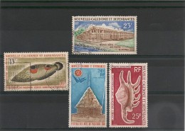NOUVELLE CALÉDONIE Années 1966-1972 P.A. N°Y/T :81-129-132-134 - Used Stamps