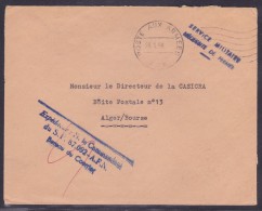 Cachet Militaire - Lettre - Military Postmarks From 1900 (out Of Wars Periods)